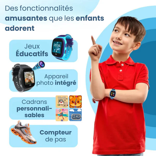 4G GPS Connected Watch for Kids – Real-Time Tracking & Parental Safety – Image 5