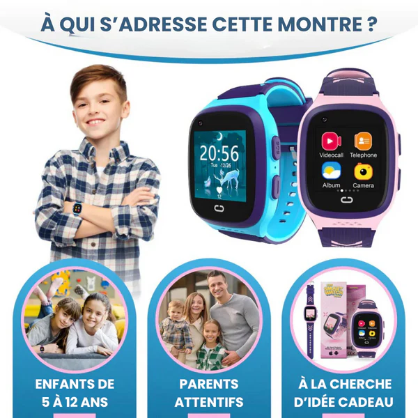 4G GPS Connected Watch for Kids – Real-Time Tracking & Parental Safety – Image 10