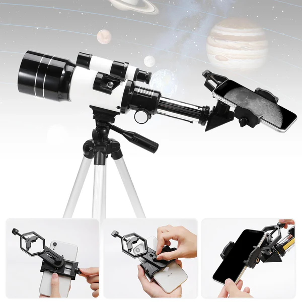 Télescope Astronomique Haute Précision – Kit Complet avec Oculaires Interchangeables – Image 3
