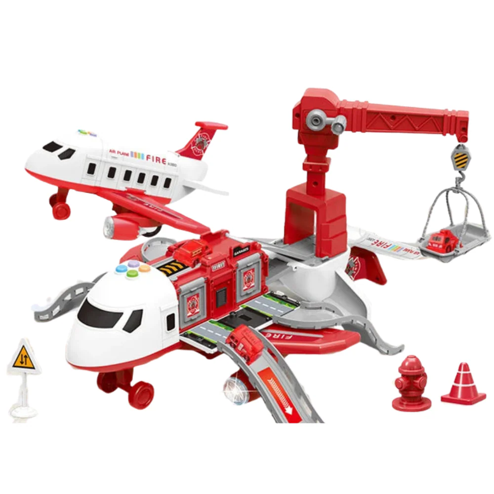 Avion Transporteur avec Mini-Voitures – Jeu Interactif et Boîte de Rangement – Image 2