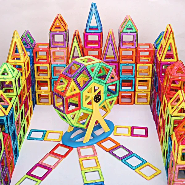 Blocs Magnétiques Éducatifs – Jeu de Construction pour Stimuler la Créativité – Image 4