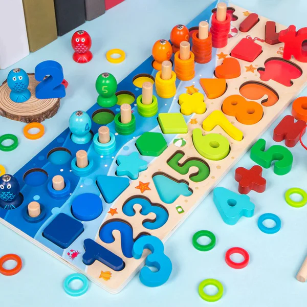 Busy Board en Bois – Jeu Éducatif pour Stimuler la Motricité des Tout-Petits – Image 3