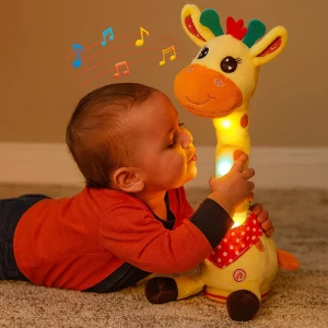 Peluche Girafe Musicale – Jouet Interactif et Ludique pour Enfants