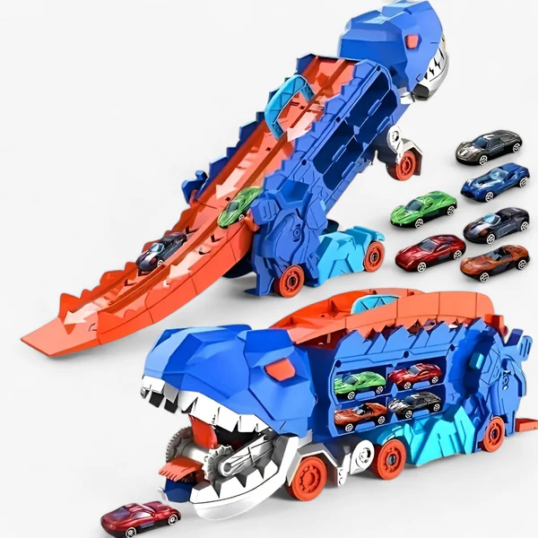 Camion Dinosaure Transformable avec Piste Modulable – Coffret d’Aventure pour Enfants – Image 4