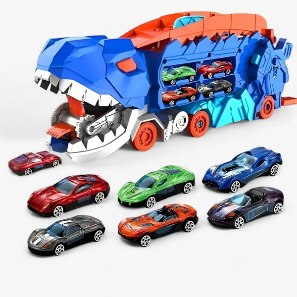 Camion Dinosaure Transformable avec Piste Modulable – Coffret d’Aventure pour Enfants – Image 5