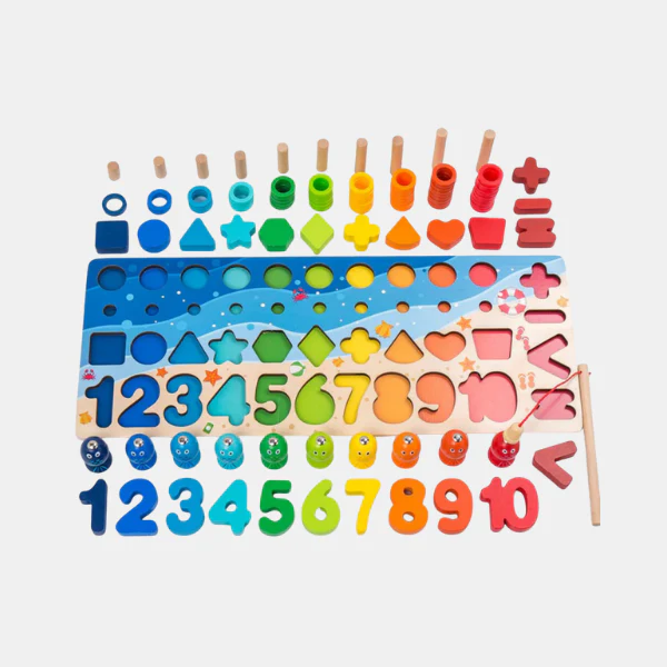 Busy Board en Bois – Jeu Éducatif pour Stimuler la Motricité des Tout-Petits